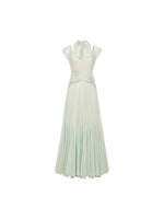 Tidal Lace Halter Dress