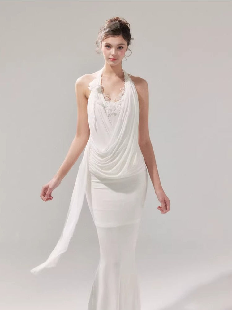 Draped Knit Mesh Set