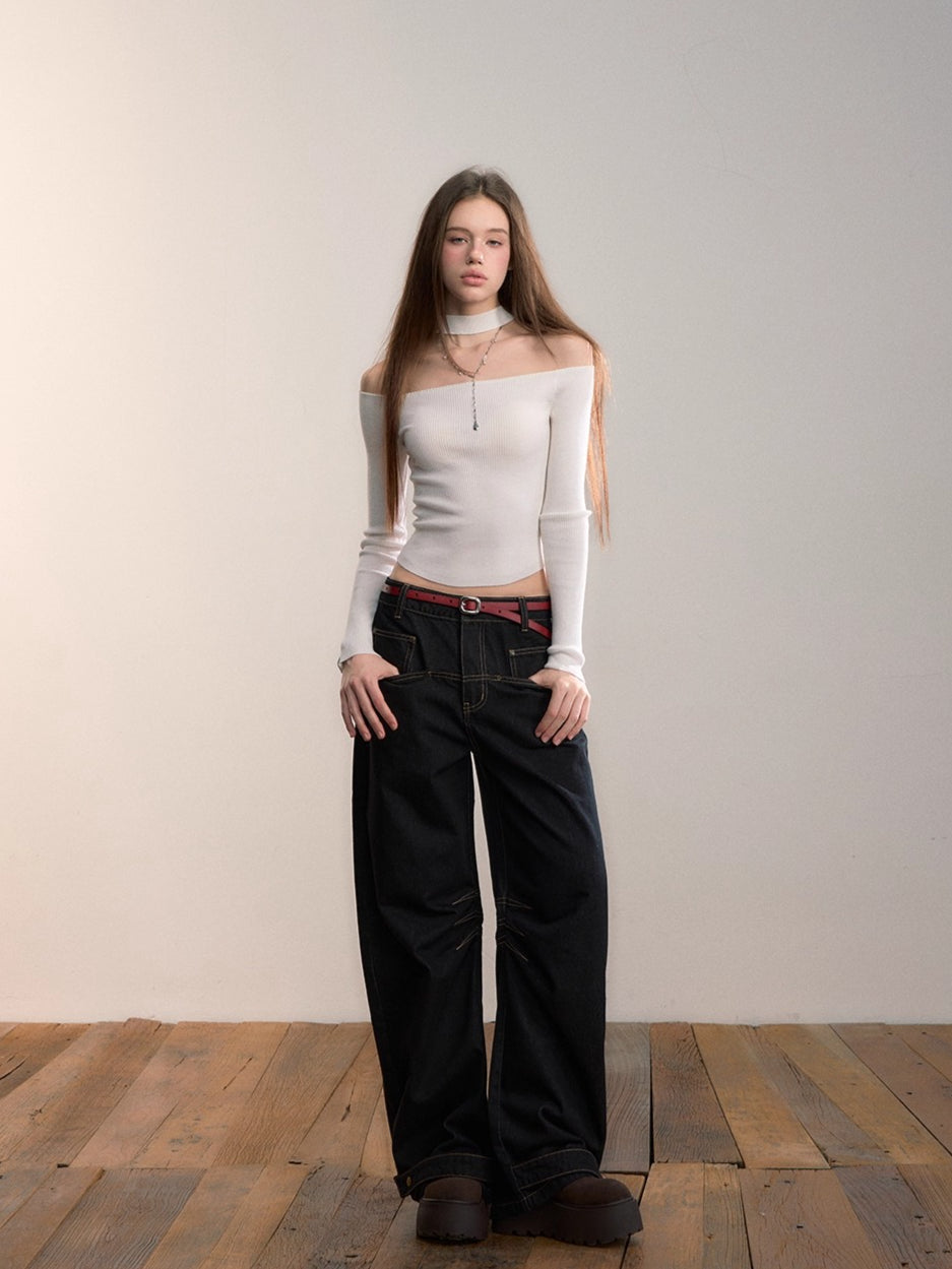 Original Black Straight Jeans