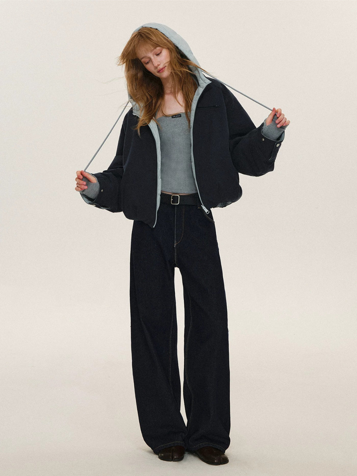 Vintage Contrast Stitch Jeans