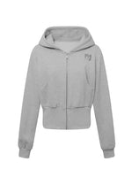 Two-Tone Zip Hoodie