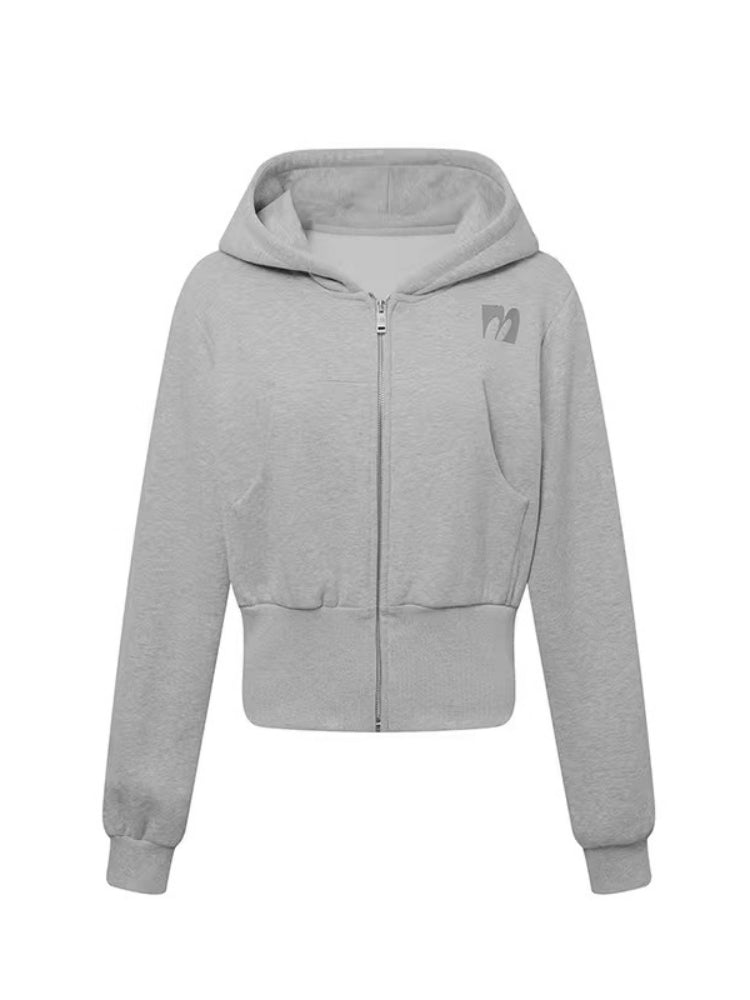 Two-Tone Zip Hoodie
