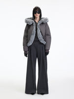 Lyocell Stretch Flared Pants