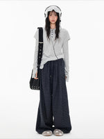 Star Button Layered Henley Top