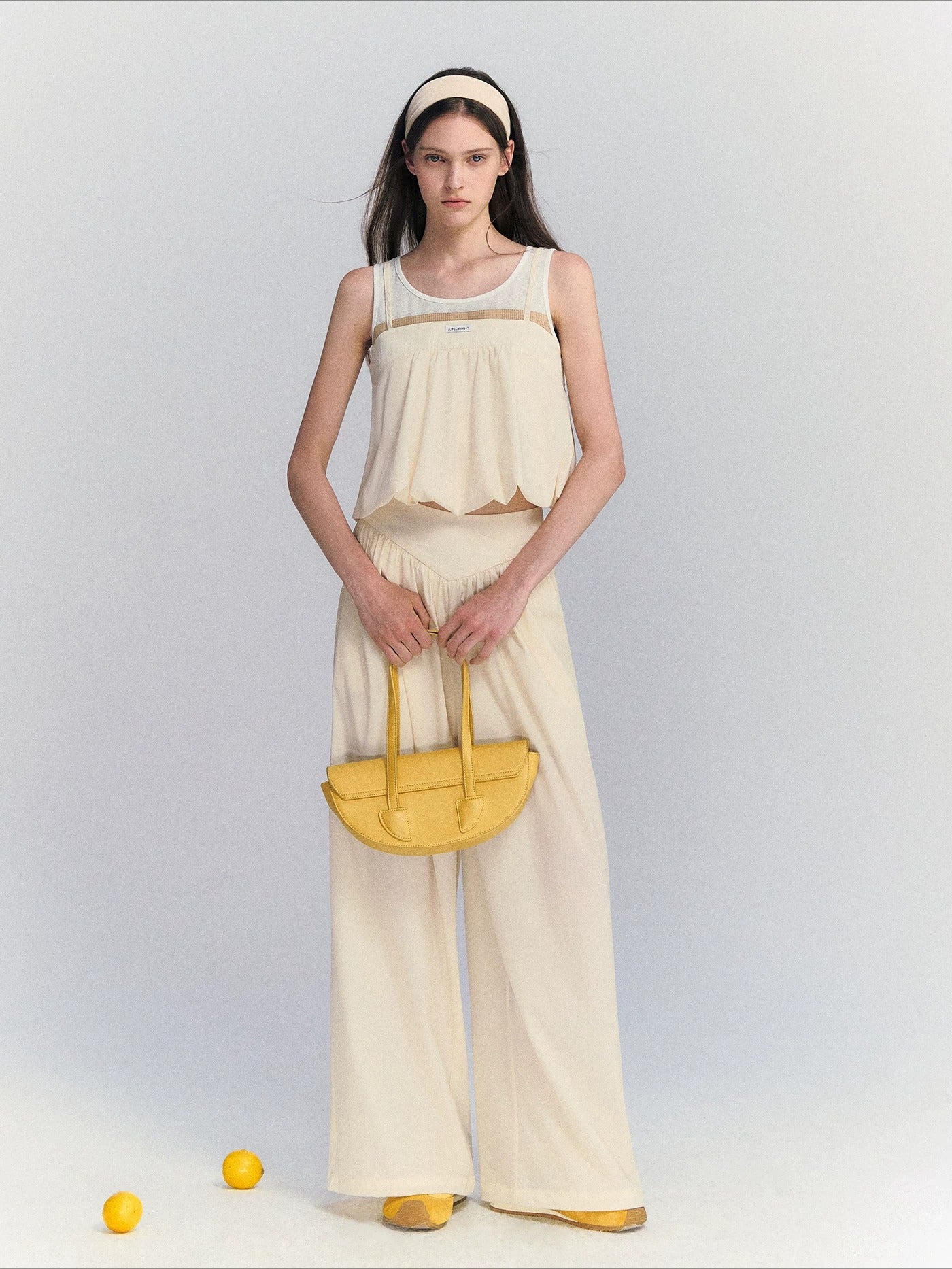 Contrast Two-Piece Set
