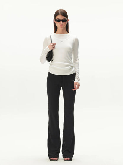 Mock-Layer Long Sleeve Tee