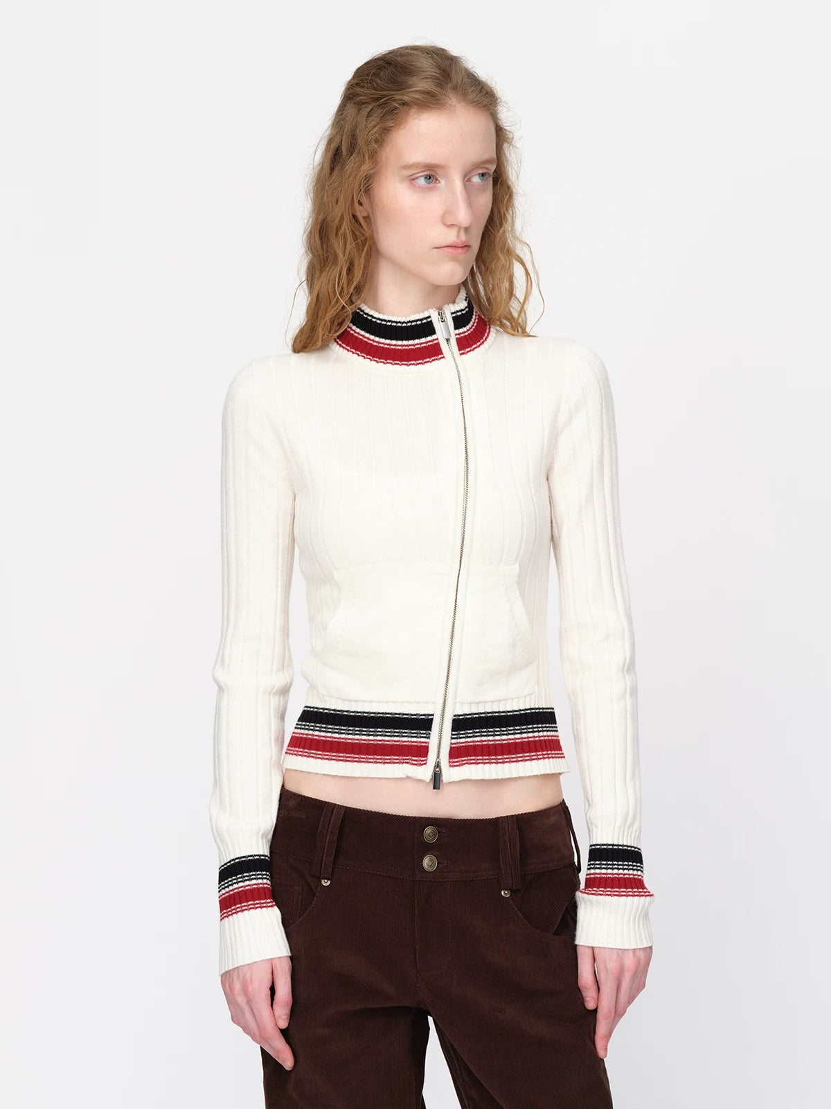 British Vintage Wool Knit Cardigan