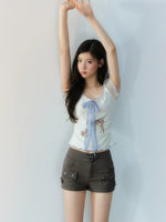 Retro Cargo Low-Rise Shorts