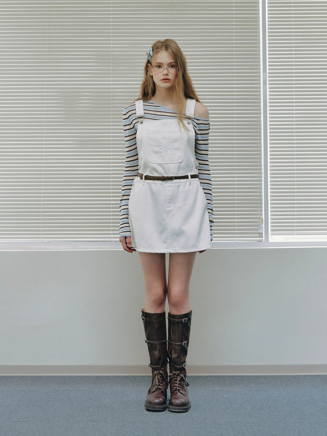 Denim Overall Skirt