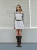 Denim Overall Skirt