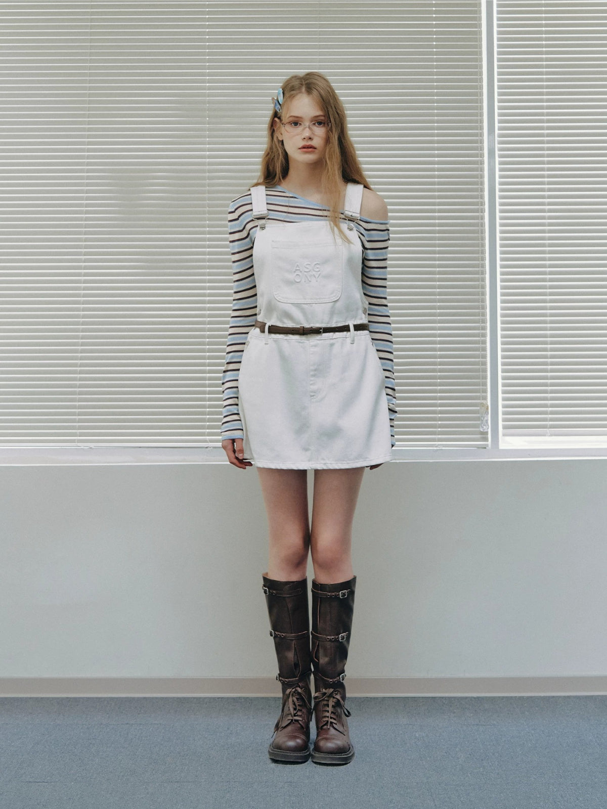 Denim Overall Skirt