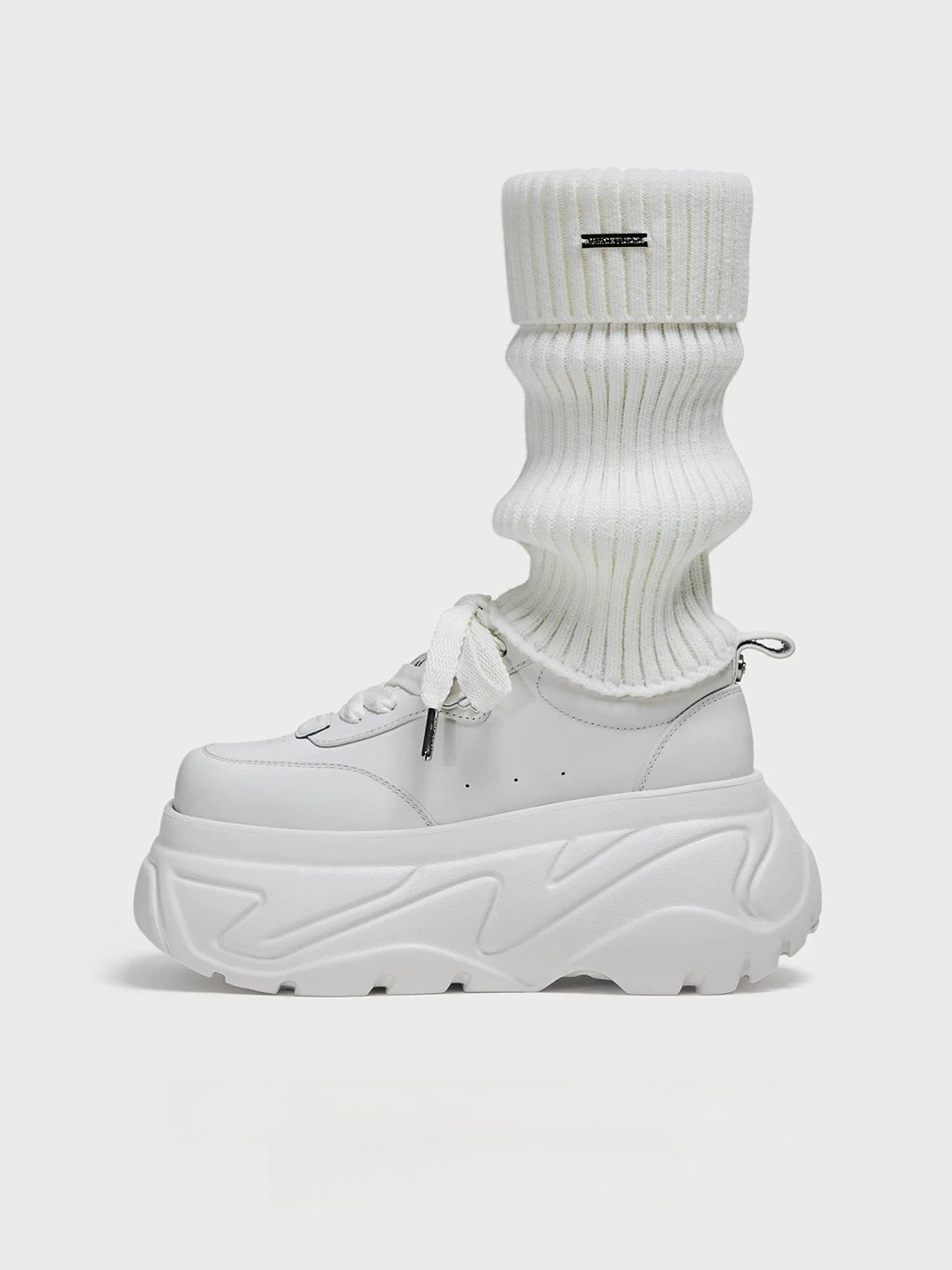 Square Toe Platform Sneakers