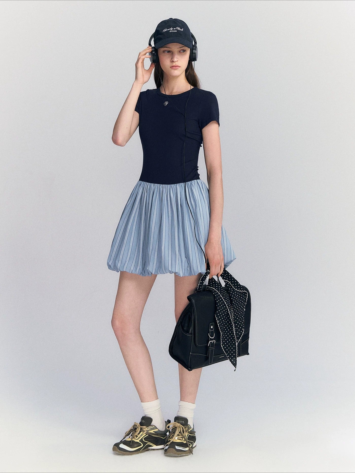 Tie-Back Bubble Dress