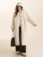 Longline Shearling Coat Set
