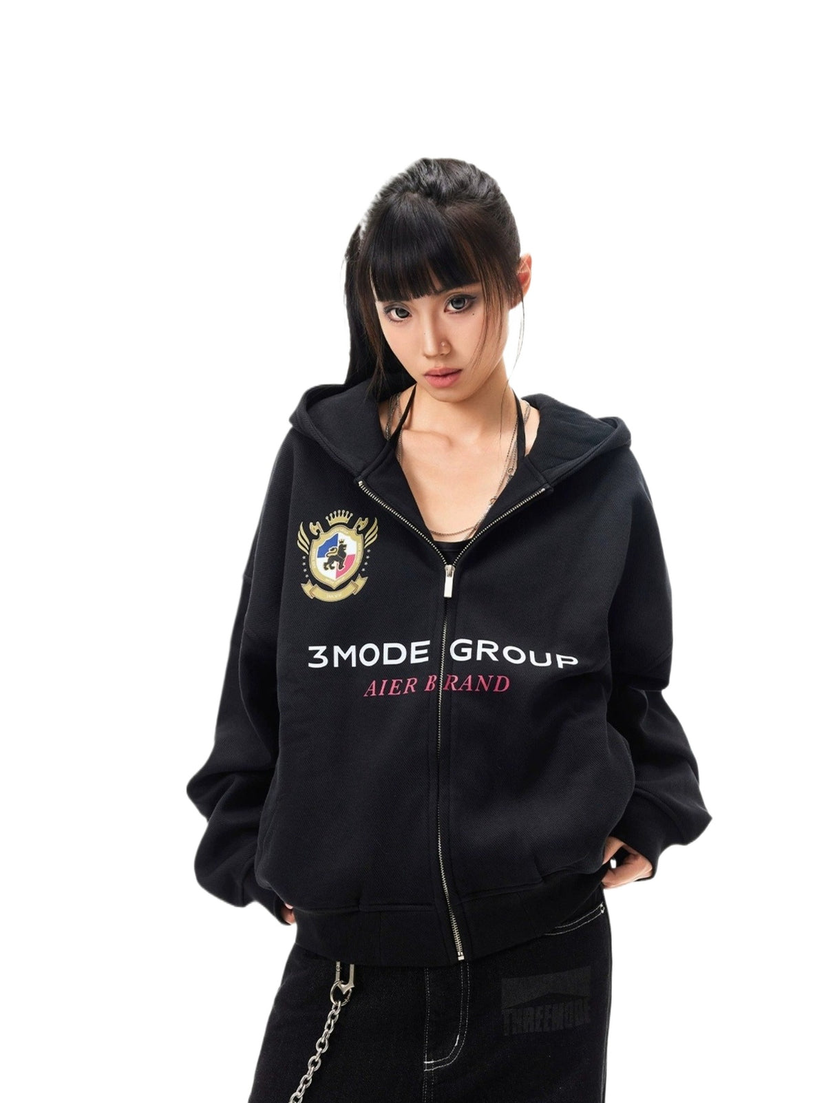 Vintage Printed Oversized Hoodie