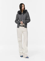 Solomon Cable Knit Hooded Cardigan
