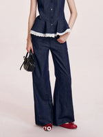 Lace Denim Set