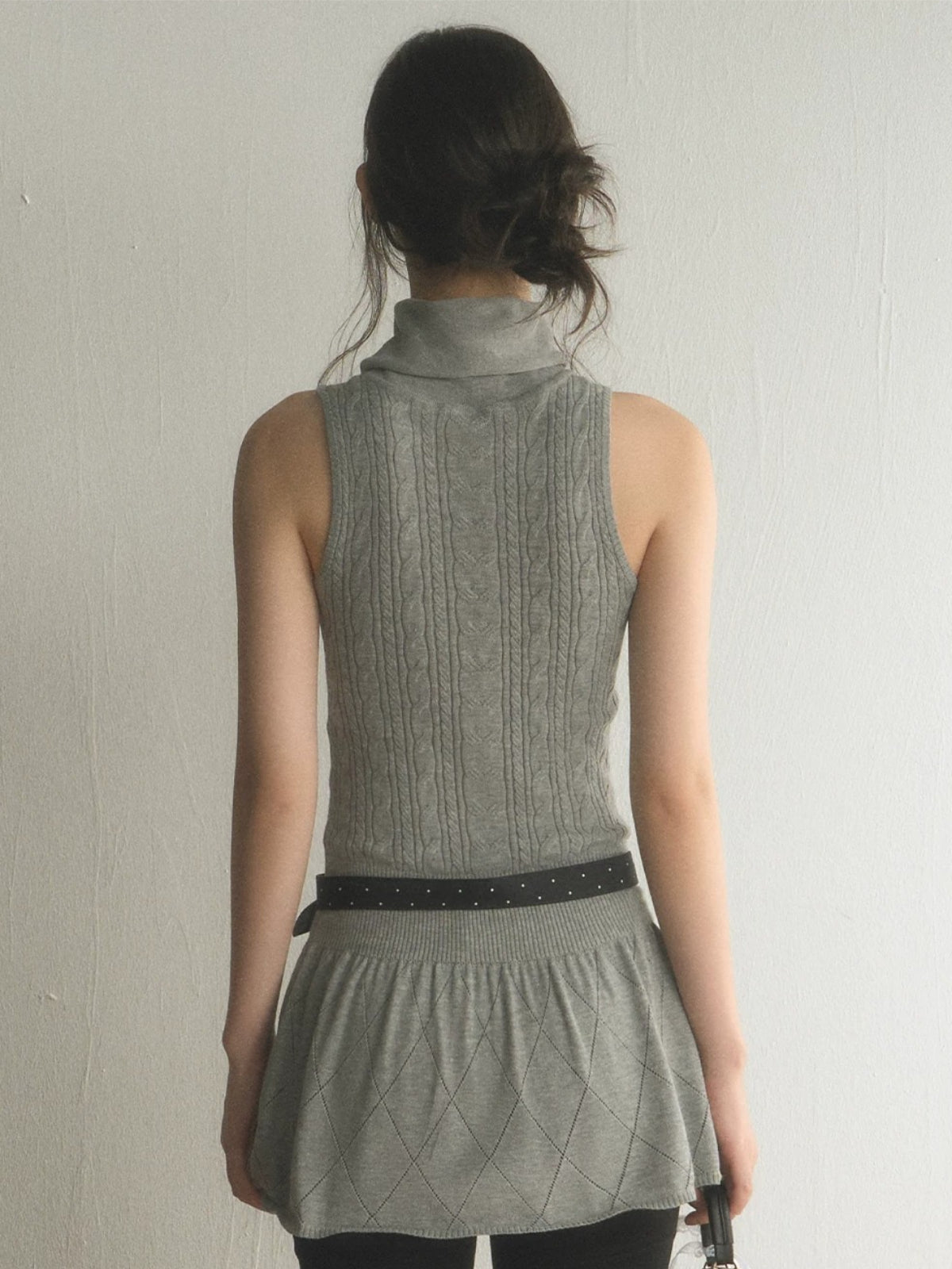 Cable Knit Mini Dress