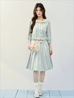 Mint Green Sailor Top Set