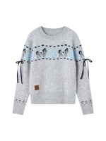 Carousel Jacquard Knit Sweater