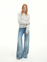 Light Blue Wash Distressed Jeans