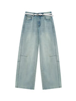 Washed Wide Leg Jeans