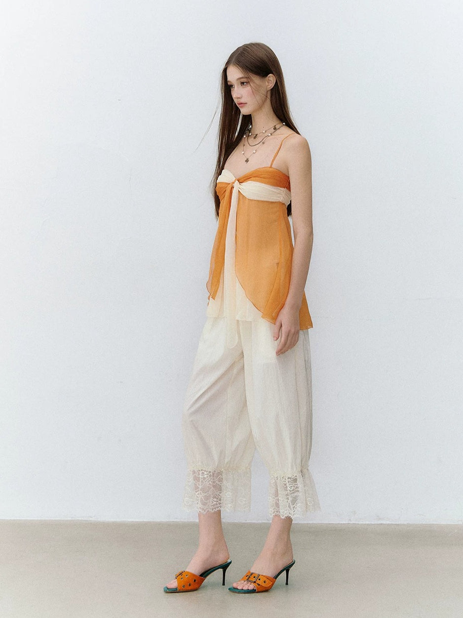"Cloud Walk" Lantern Pants