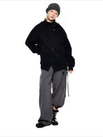 Hooded Wool Blend Jacket