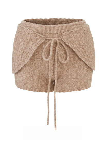 Little Deer Wool Cloud Knit Sweater &amp; Skirt/Shorts Set