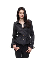 Metal Button Shirt