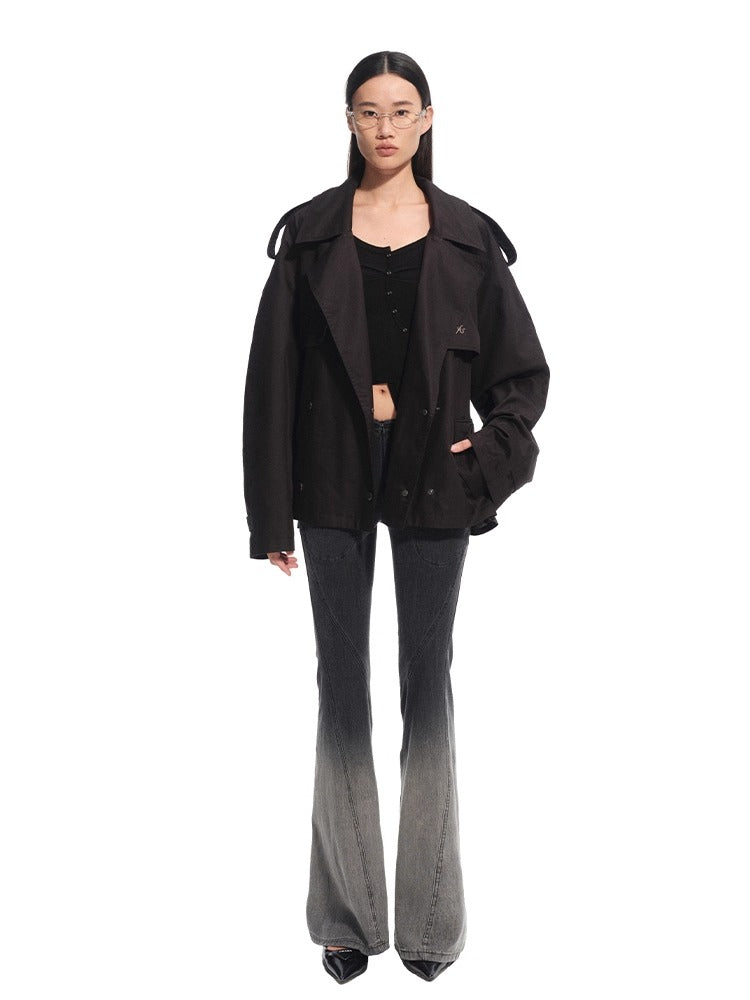 Rune Cotton Tencel Trench Coat