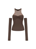 Mesh Layered Top