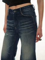 Vintage Flare Capri Jeans