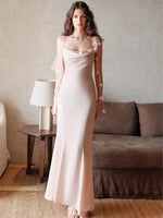 Lumi Backless Satin Dress