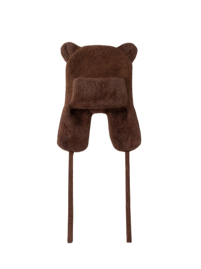 &quot;My Little Bear&quot; Rabbit Hair Hat