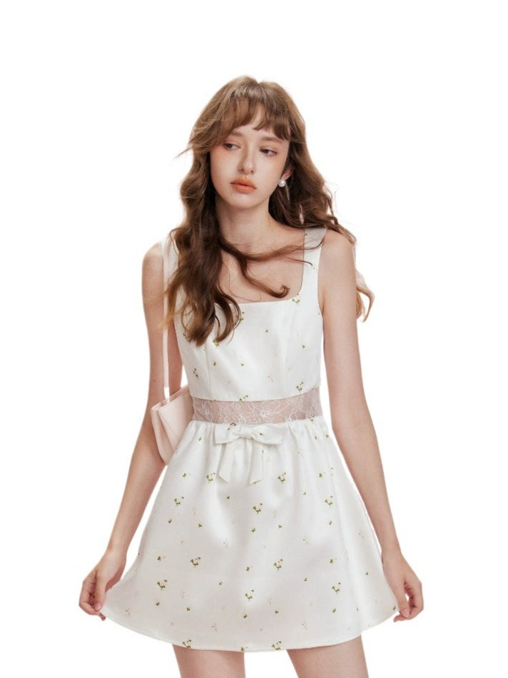 Satin Lace Dress
