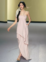 Lyocell Halter Layer Dress