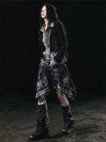 Star Plaid Skirt