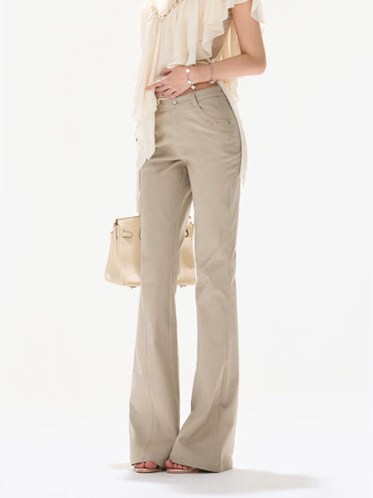 Milk Tea Flare Pants