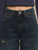 Vintage Straight Wide-Leg Jeans