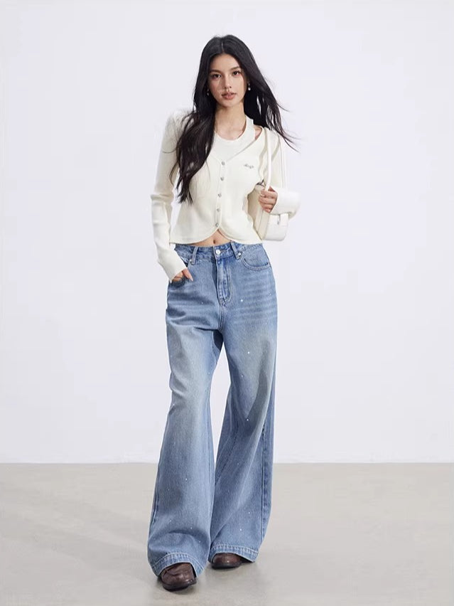 Cutout Layered Knit Top