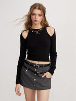 Layered A-Line Mini Skirt