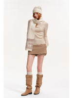 Seamless Wool Blend Mockneck Top