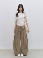 White Jacquard Cape Sleeve Top