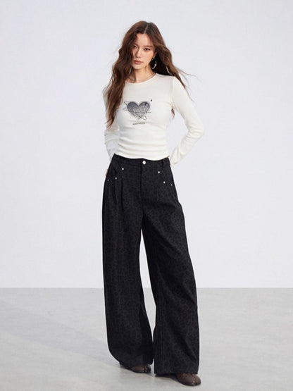 Wool Wide-Leg Pants