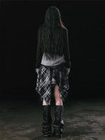 Star Plaid Skirt