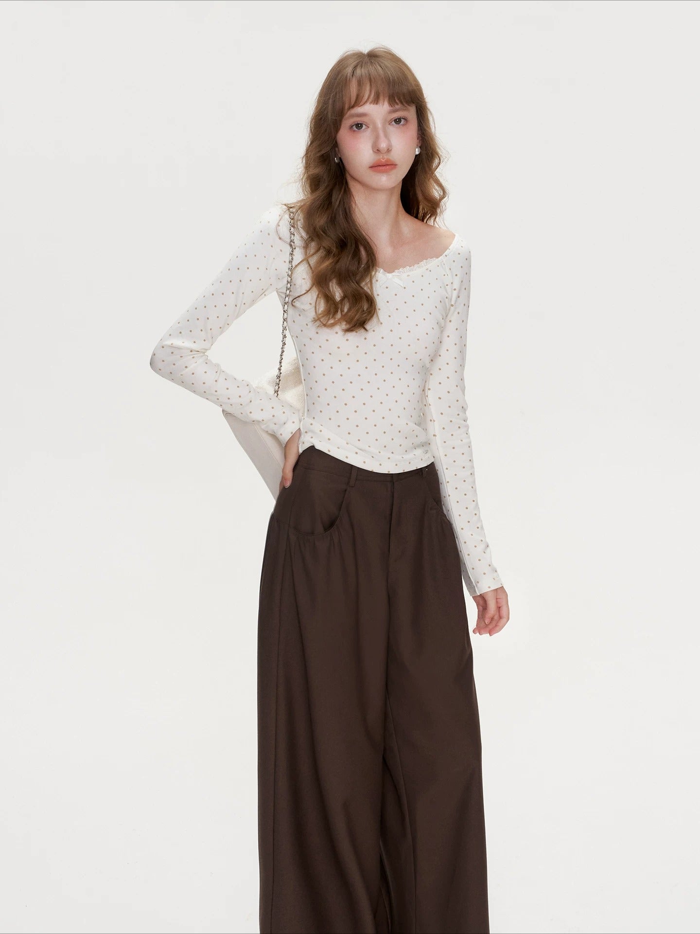 Polka Bow Top