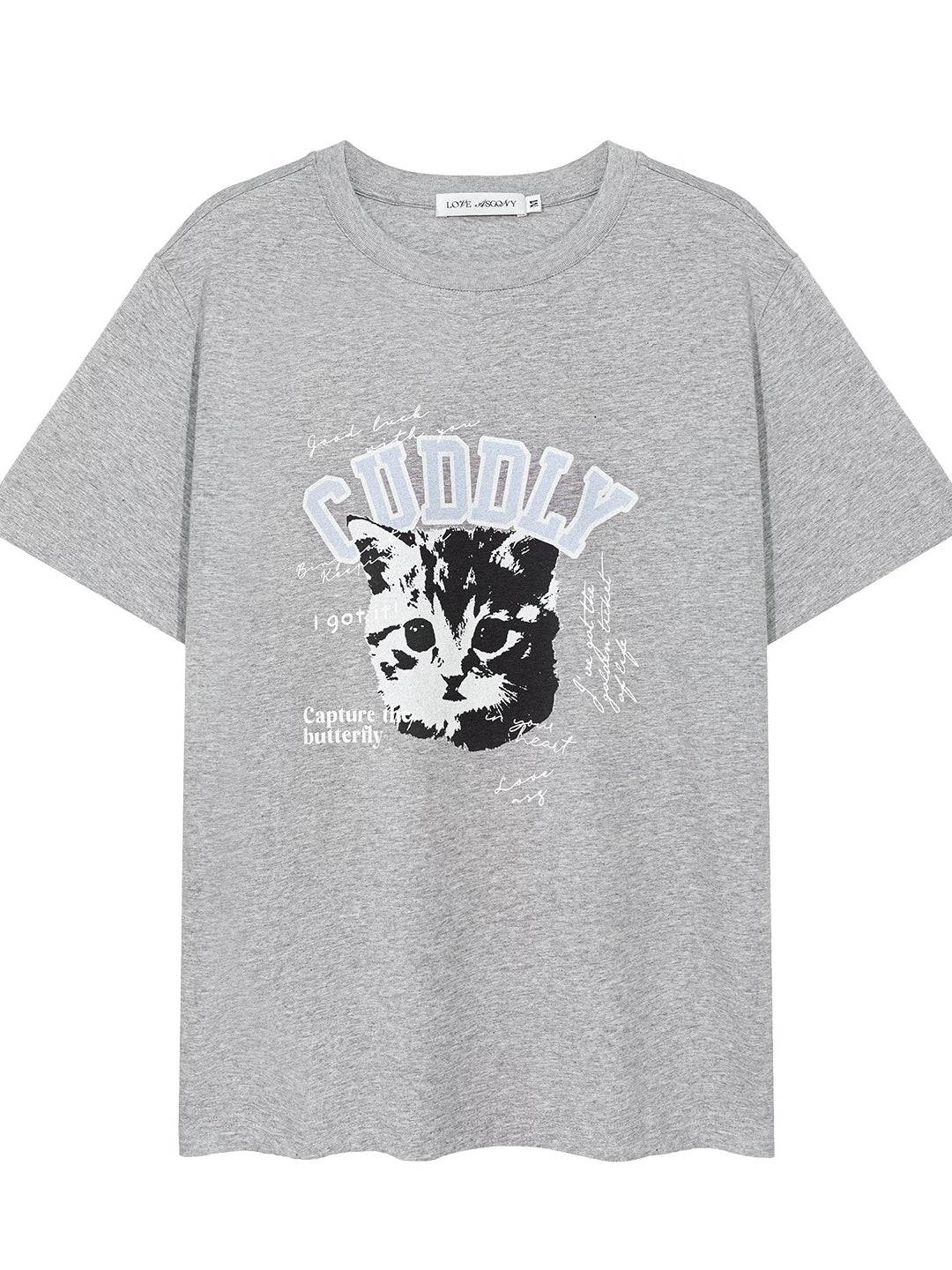 Cat Print T-Shirt
