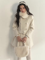 Double-Breasted Belted Coat