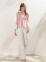 Lace Square Neck Top